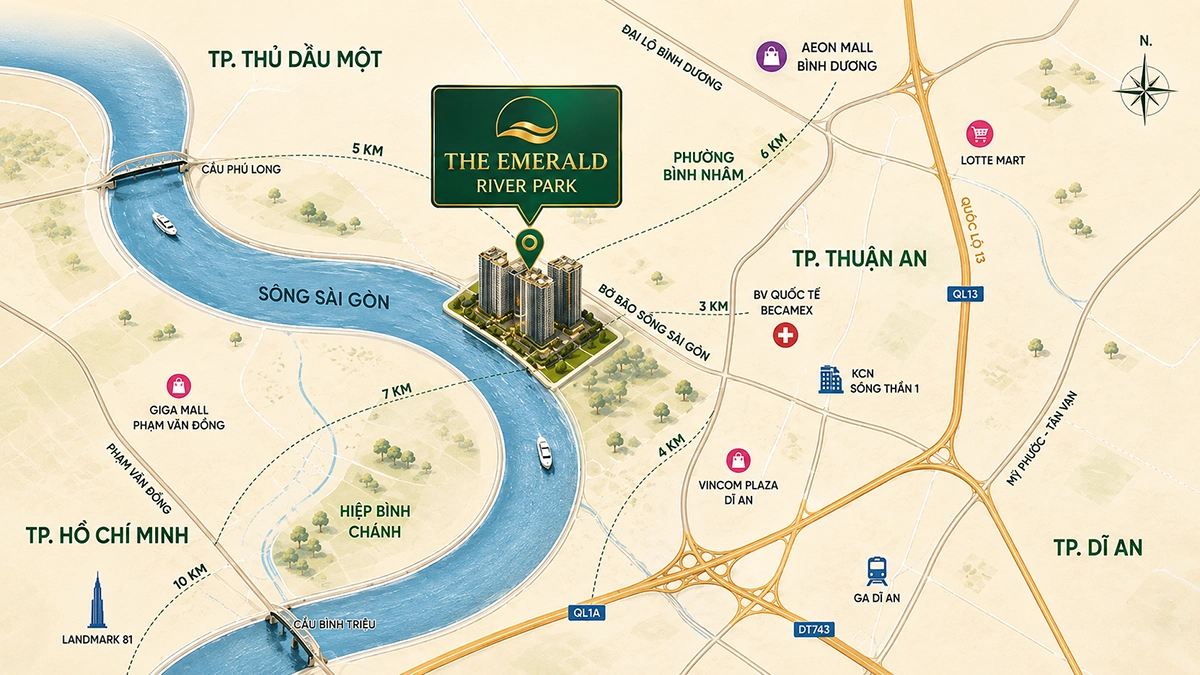 Bản đồ vị trí dự án