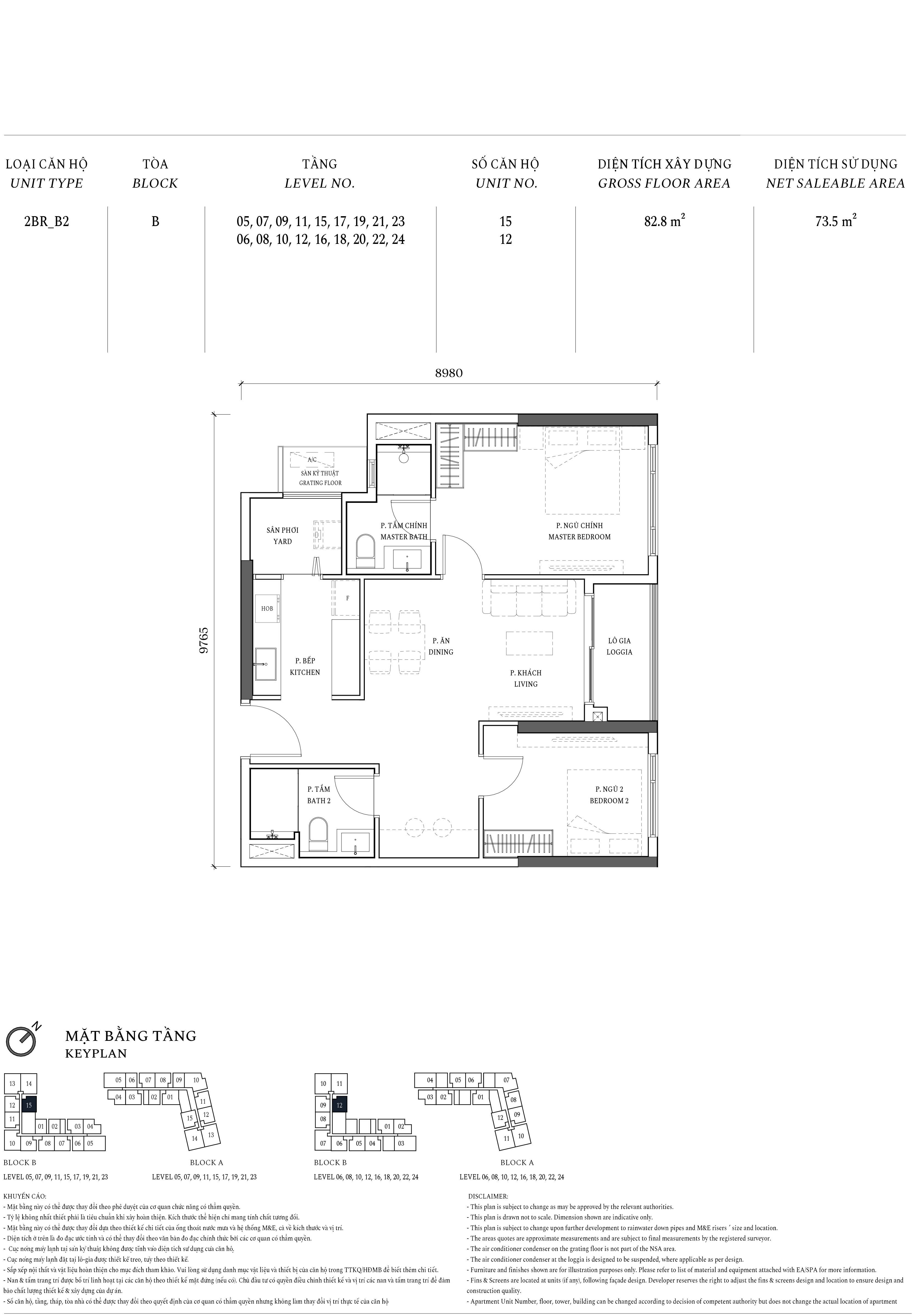 Thiết kế 2BR B2