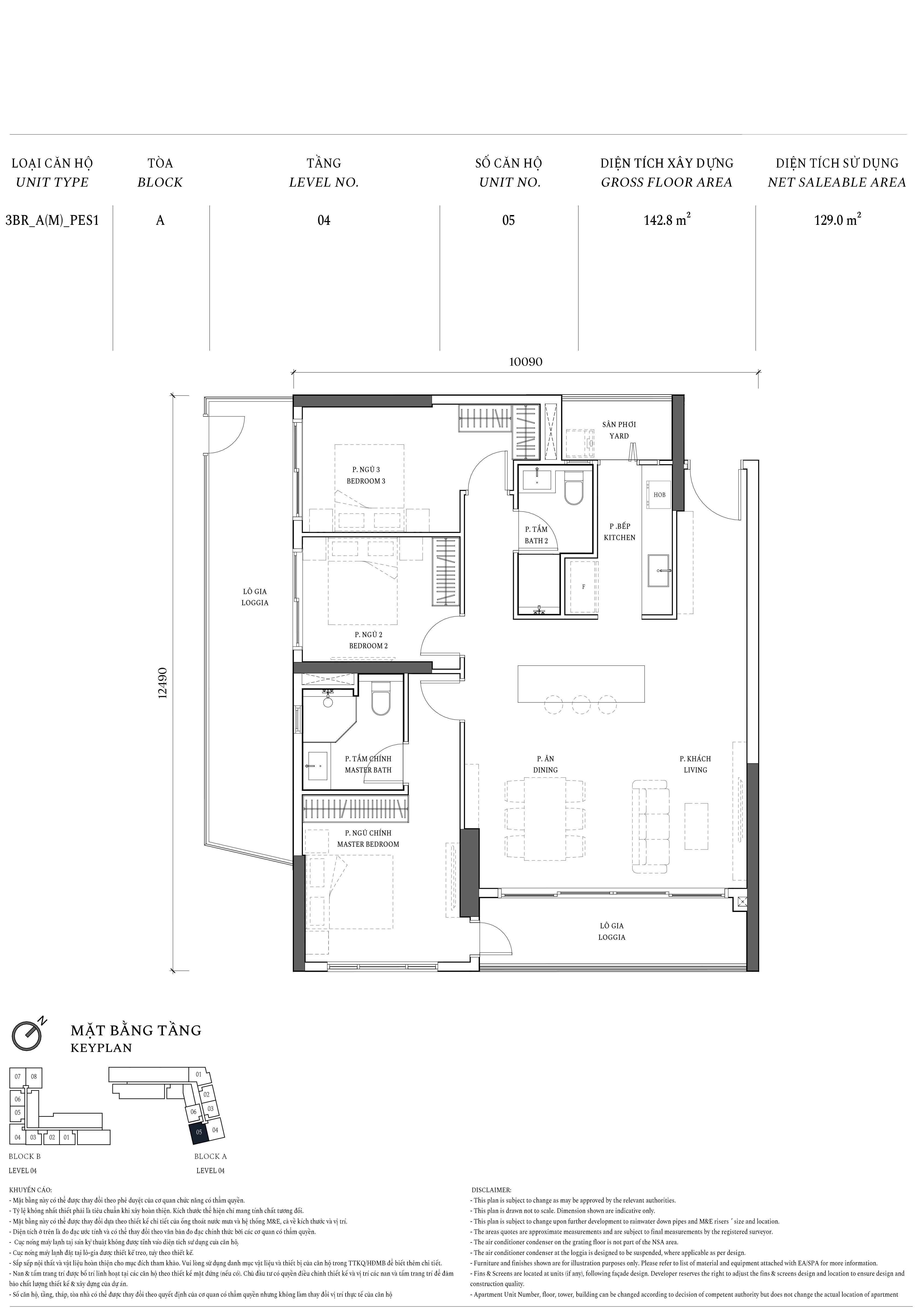 Thiết kế 3BR A(M)PES1