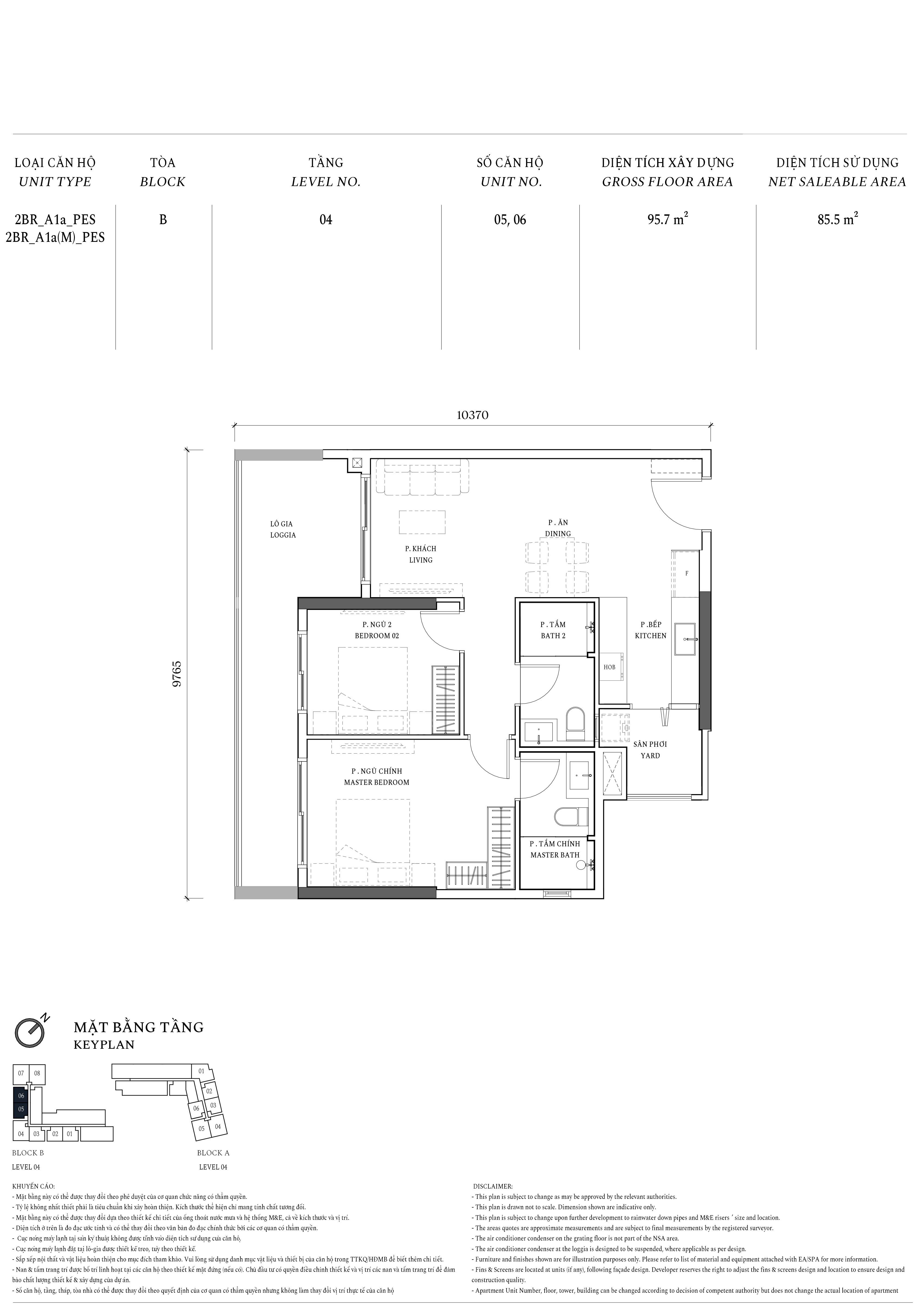 Thiết kế 2BR A1aPES
