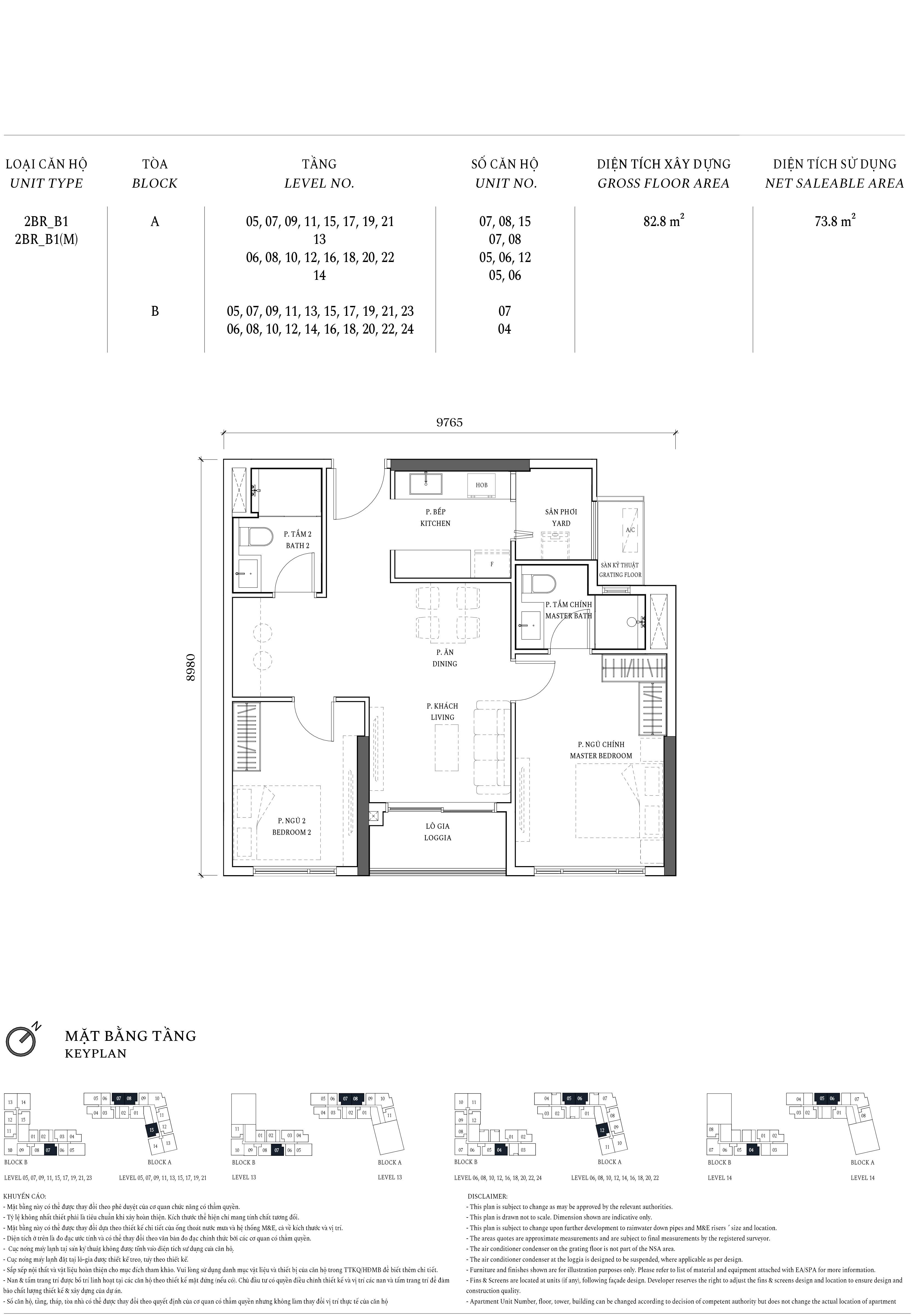 Thiết kế 2BR B1