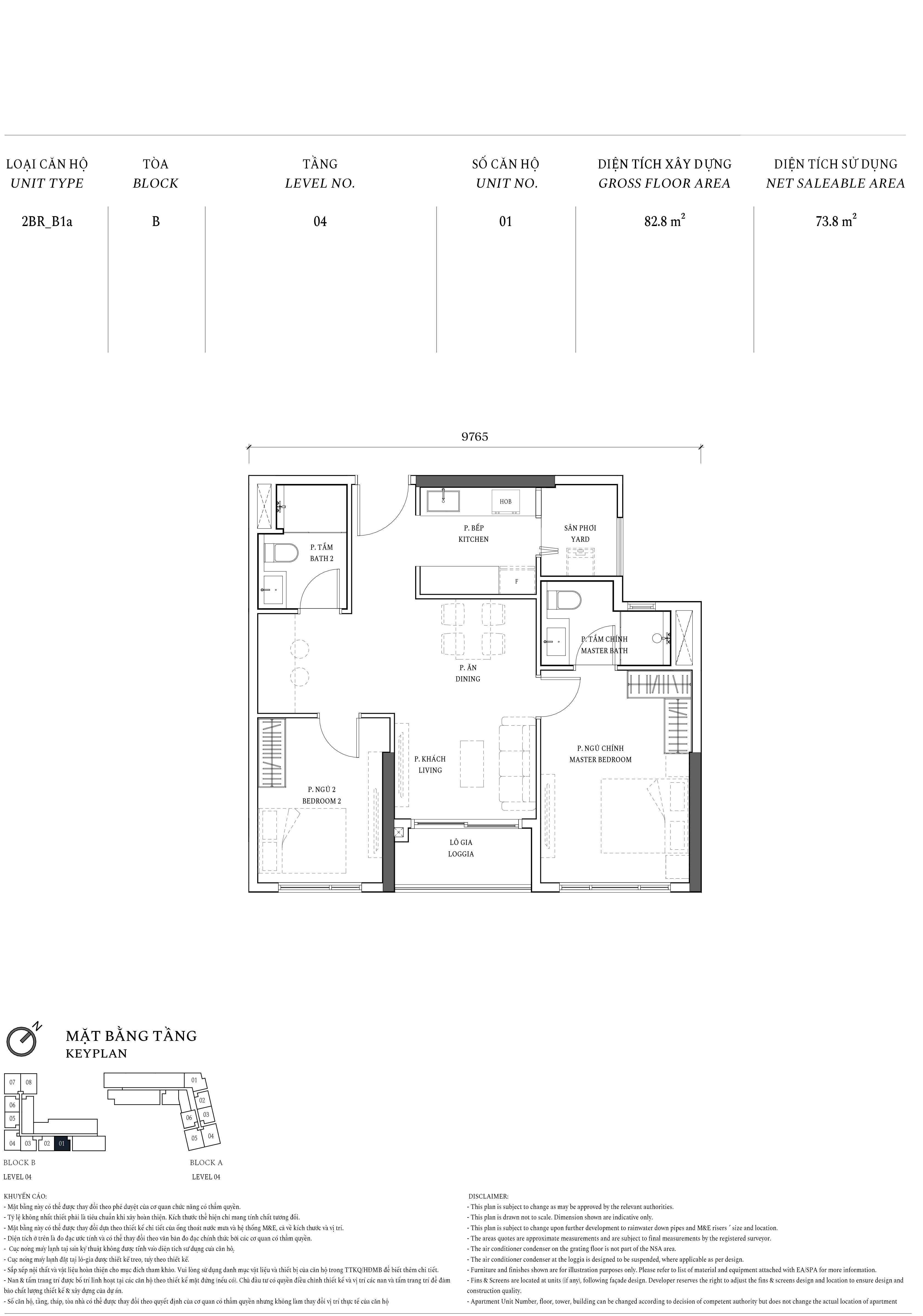 Thiết kế 2BR B1a-