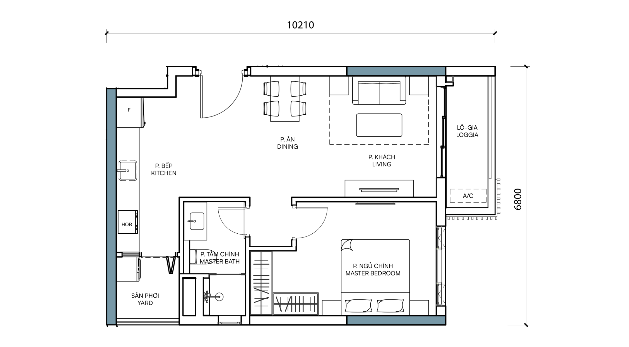 Mặt bằng 1br3